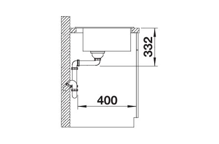 BLANCO NAYA 5 antracit UX